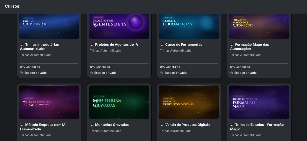 15+ Cursos Completos