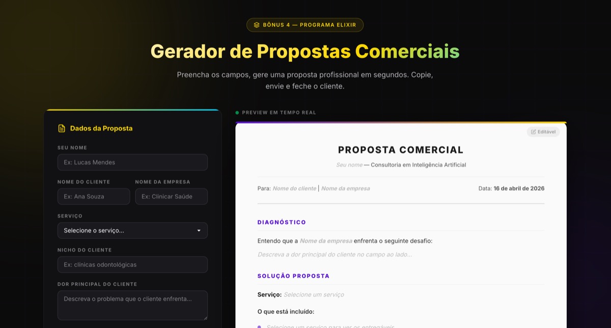 Gerador de Propostas Comerciais